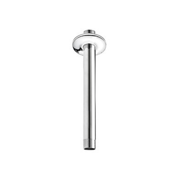 Keeney Mfg Round 8" Ceiling Shower Arm and Flange, Polished Chrome FCDEC0007